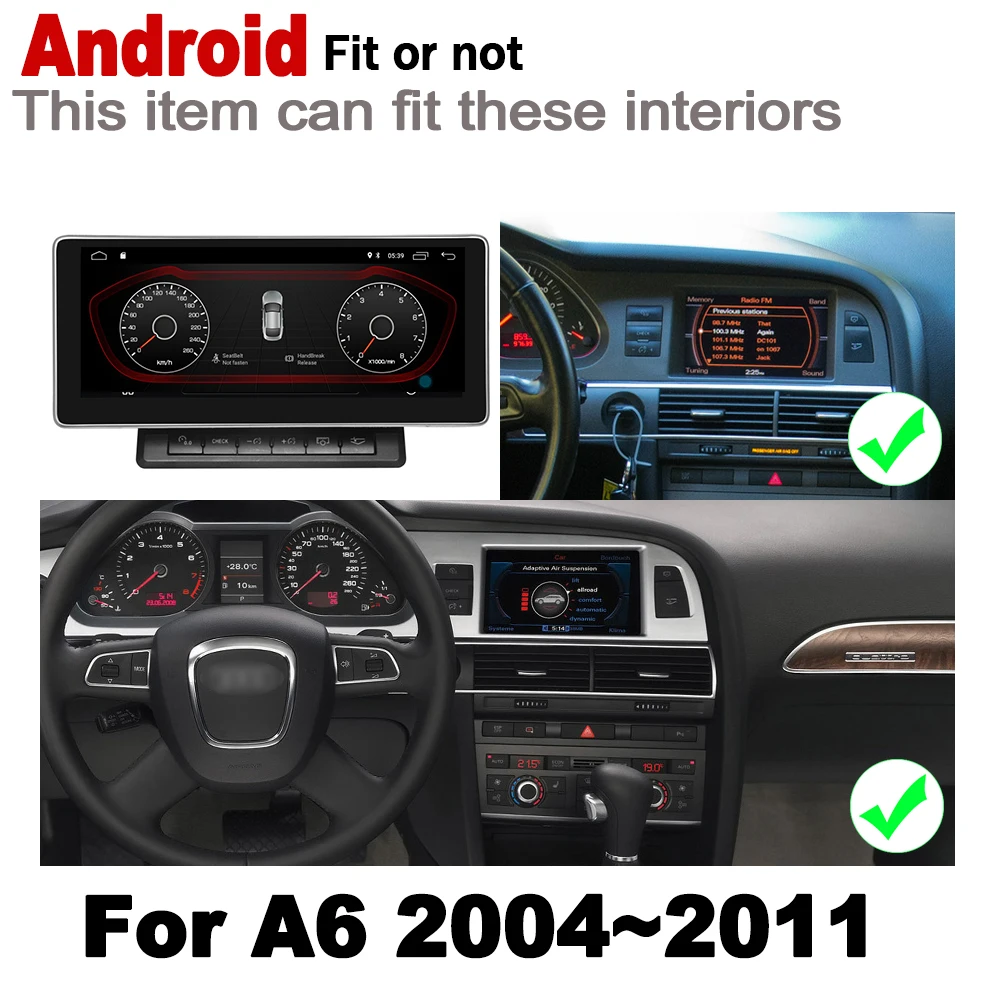 10 25 &quotHD экран стерео Android 7 0 up Автомобильный GPS навигатор карта для Audi A6 4F 2004 ~ 2011 MMI