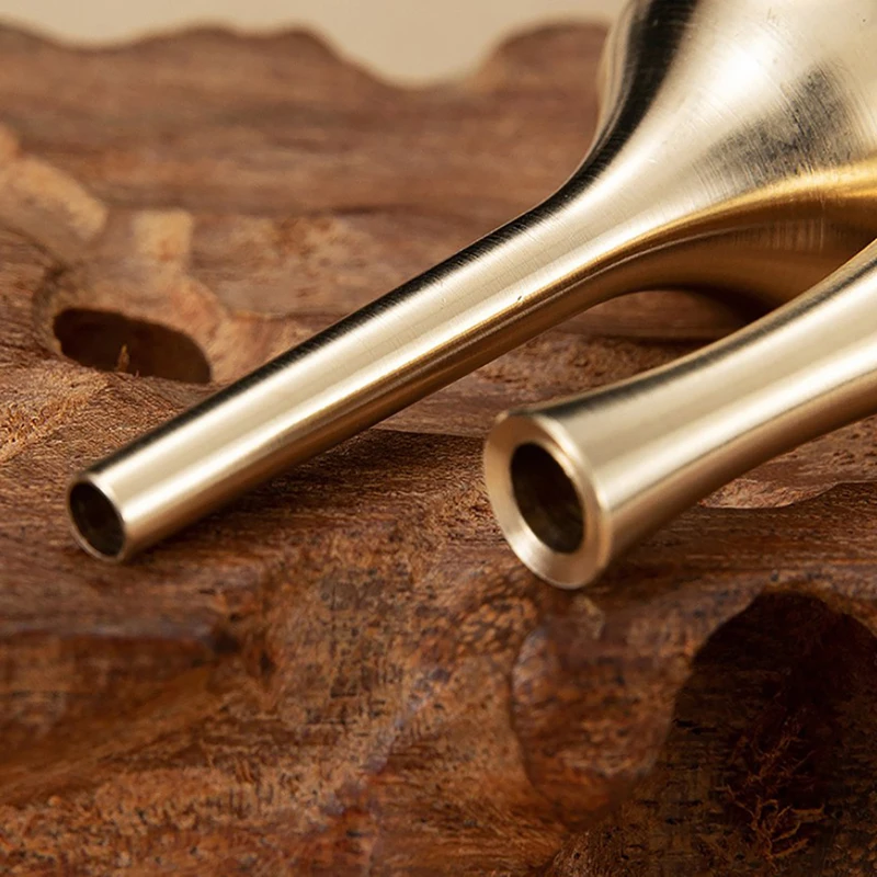 1 шт. мини ваза из чистой меди Золотая декоративная антикварная для гостиной