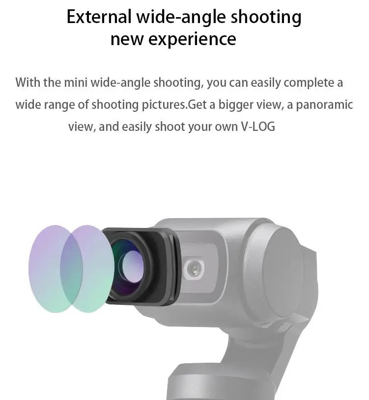 BEESCLOVER для камера DJI объектив широкоугольный Рыбий глаз Макро OMSO Карманная