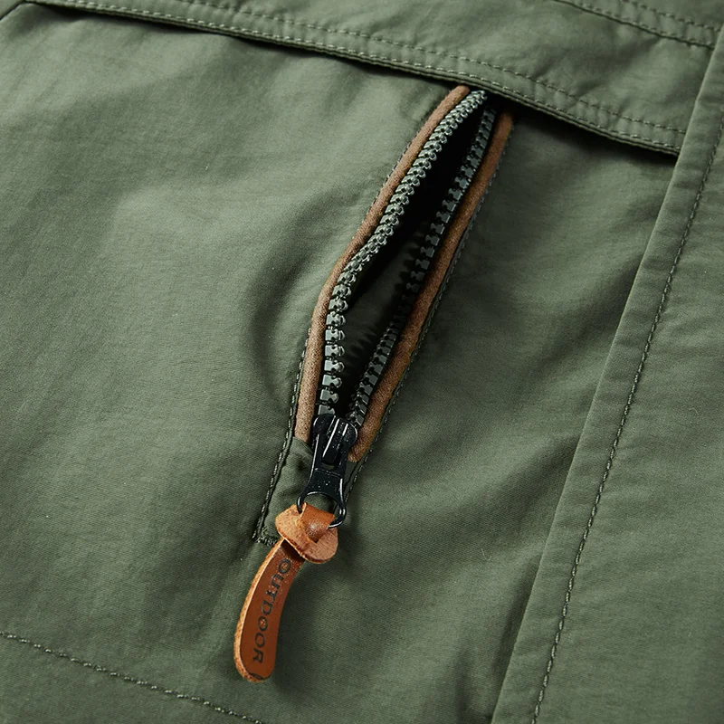 Men's Winter Jacket Thick Padded Parka Fleece Liner Coat New Fur Collar Hooded Warm Outwear Male Multi-Pocket Windproof Clothing