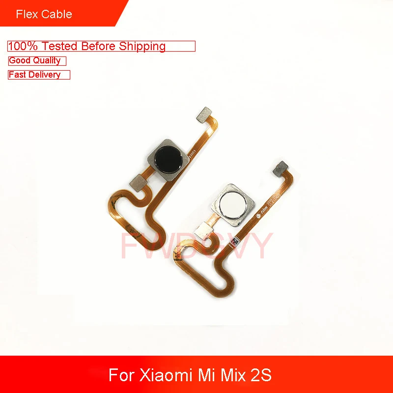 Замена для Xiaomi Mi Mix 2s сенсор отпечатков пальцев Кнопка Домой сенсорный ID гибкий