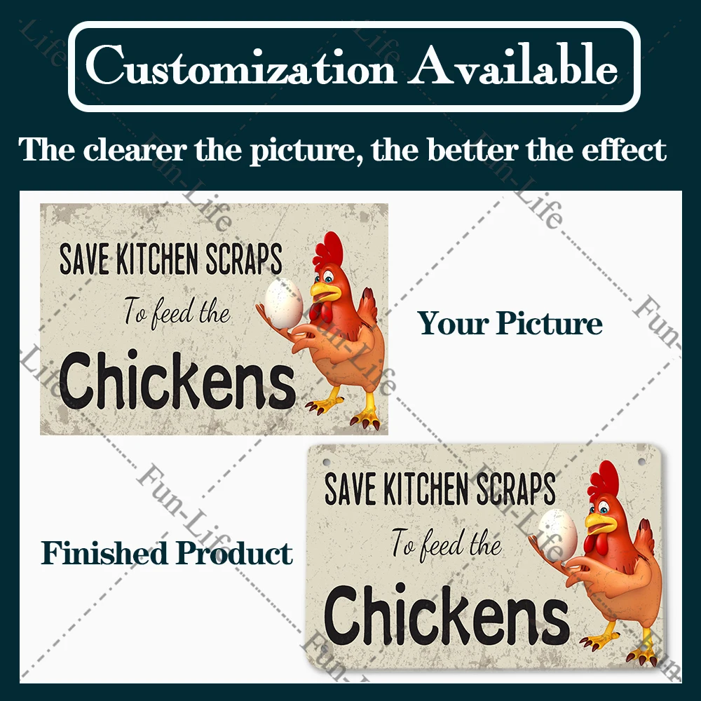 Винтажные металлические оловянные знаки в виде курицы петуха фотопластина