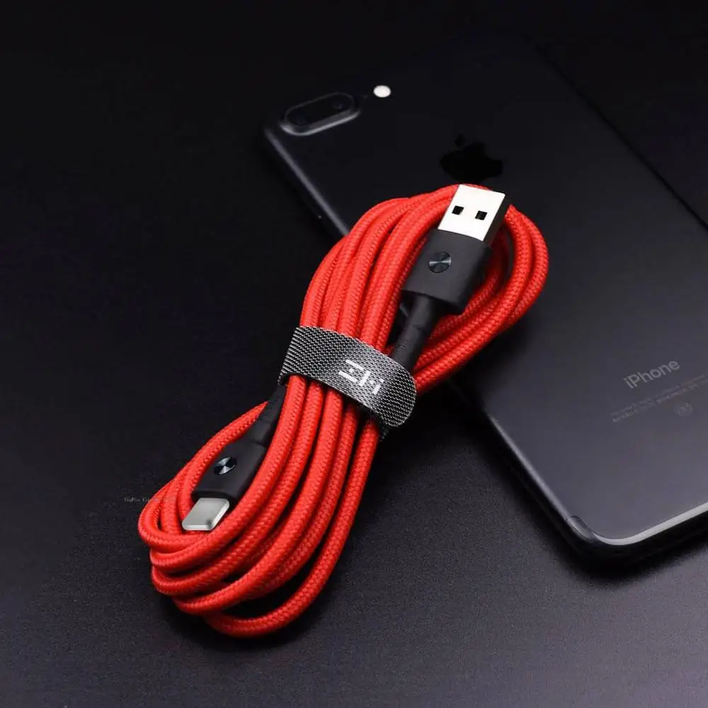 ZMI для Lightning MFi сертифицирован PP плетеный рукав магнитный iPhone + Ipad кабель передачи