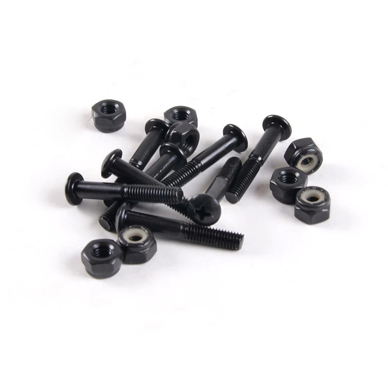 

24 Pcs Longboard Skateboards Cruiser Hardware Screws Mounting Bolts Set (1.22inch)