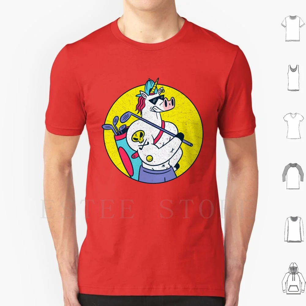 Buddy Unicorn Golf Gag T Shirt Cotton Men Diy Print Cool Gol