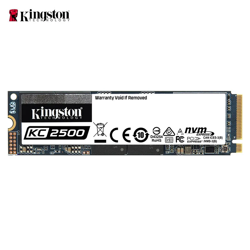SSD-накопитель Kingston M.2 2280 KC2500 NVMe PCIe 250 ГБ 500 Гб ТБ 2 твердотельный жесткий диск m2 ssd для