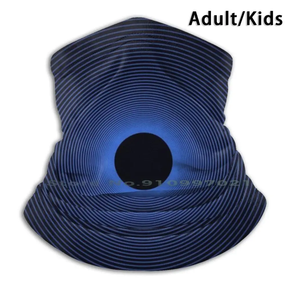 

Синие концентрические круги, шарф, маска, шейный обогреватель, обертывание для лица, фуляр, бандана, маски, концентрические круги, синие, чер...