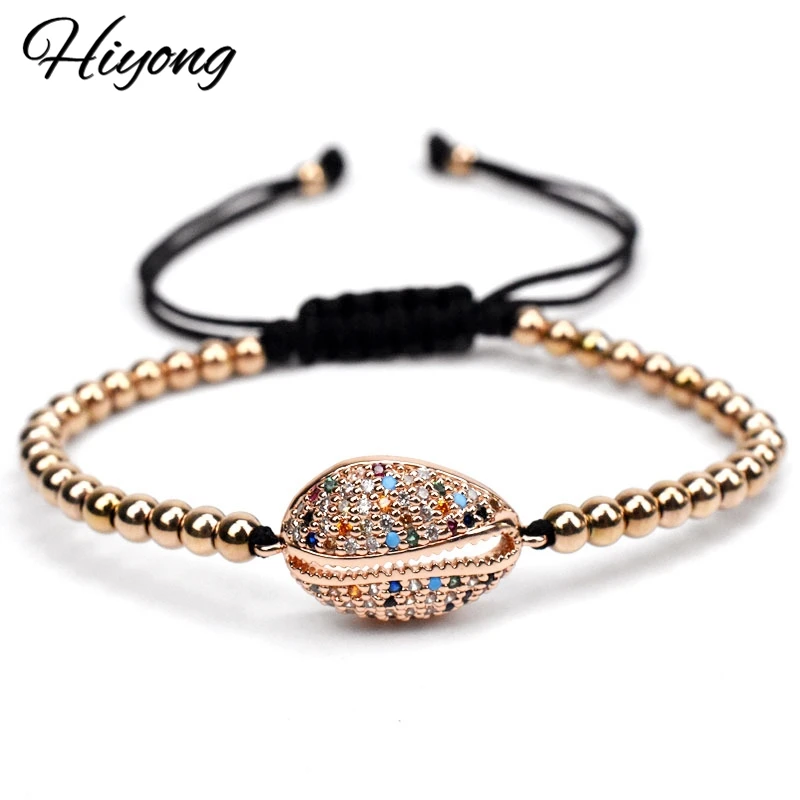 Hiyong браслеты для плетения ручной работы из нержавеющей стали с цветным корпусом