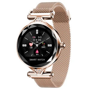 h1 women fashion smartwatch wearable device bluetooth pedometer heart rate monitor for androidios smart bracelet free global shipping