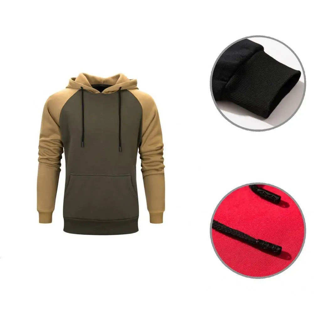 

Loose Men Accessory Casual Long Sleeve Sweatshirt With Pocket for School