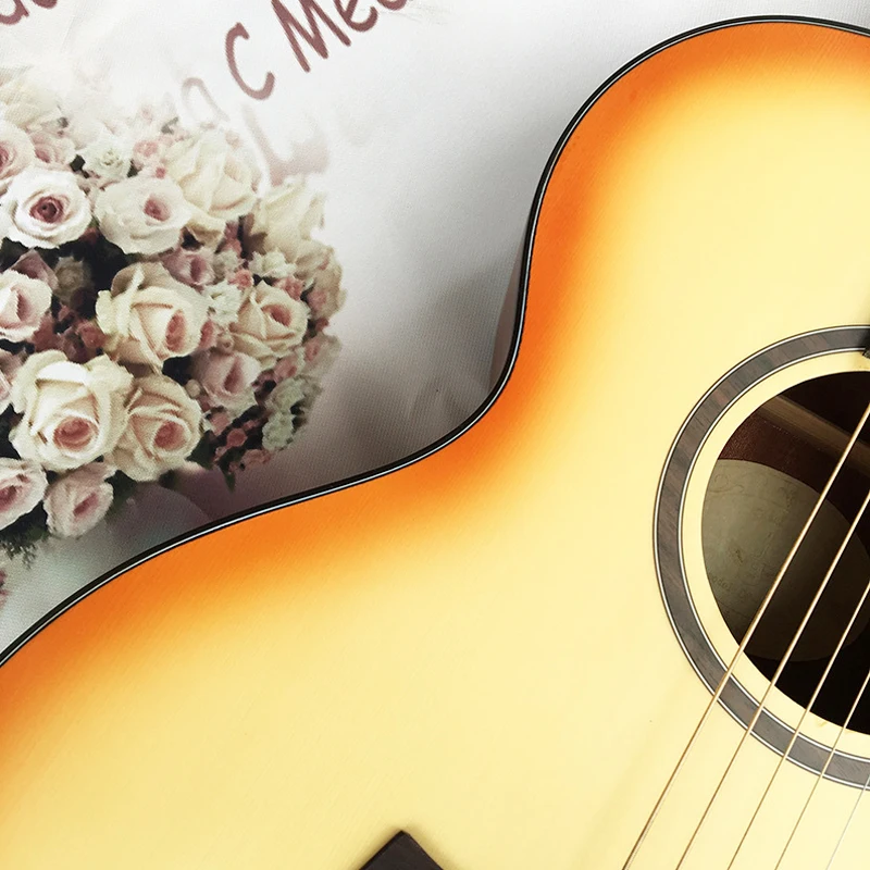 Горячая продажа 40 дюймов Акустическая гитара для применения студентами