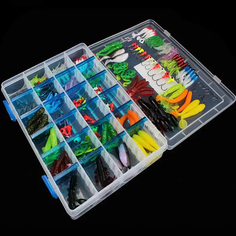 Набор рыболовных крючков со свинцовой головкой 146 шт./кор. набор мягких приманок