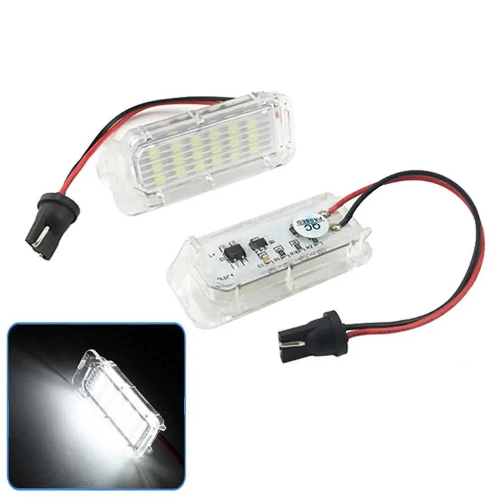 

2Pcs/set License Plate Light Lamp Housing Parking Light Car Modification Replacement Part For Focus Mondeo Fiseta Kuga