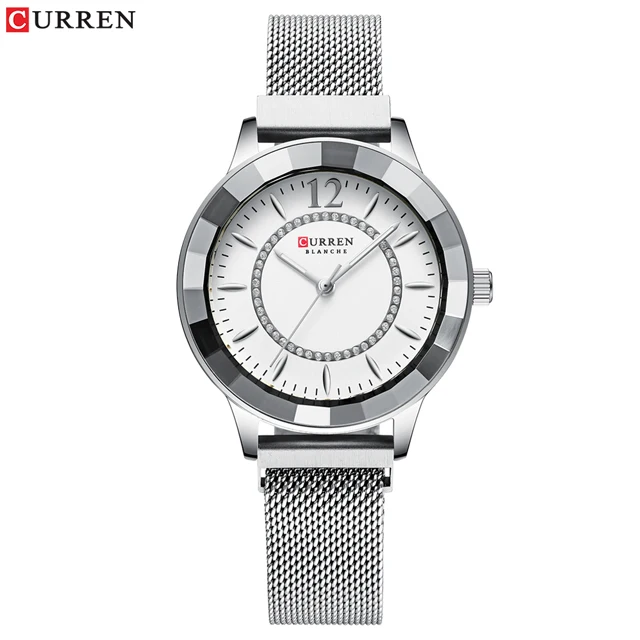 silver Relogio Feminino женские часы известных роскошных брендов, синие наручные часы с бриллиантами, женские наручные часы с кристаллами Zegarek Damski - Цвет: silver