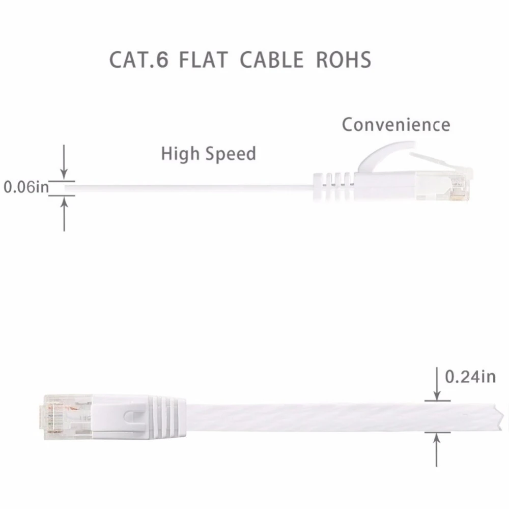 Сетевой Ethernet Кабель Cat6 CAT7 RJ45 компьютерный патч корд UTP для маршрутизатора 0 5 м 1 2 3