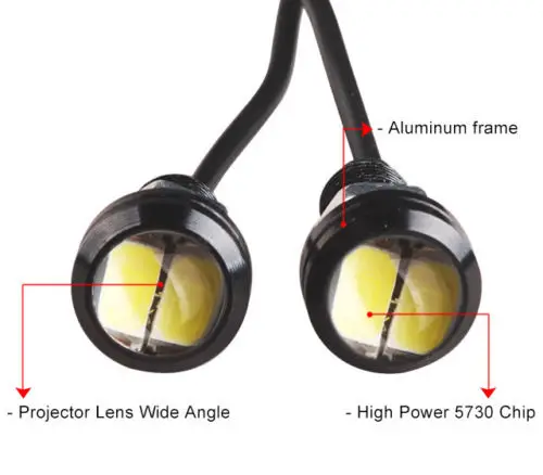 Светодиодный фонарь Eagle Eye 10X 9 Вт 12 В 18 мм 2 SMD противотуманный ДХО дневные