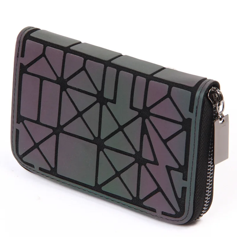 Женский кошелек на молнии тонкие женские кошельки длинный клатч Геометрическая