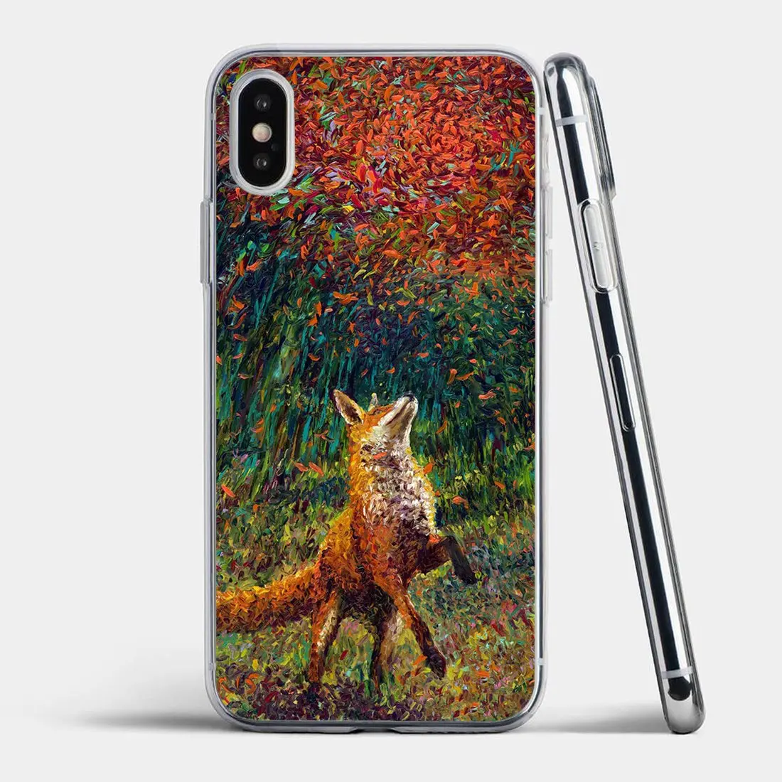 Животное милые колготки с изображением лисы для iPhone 6 7 8 Plus 4 4S 5 5S SE 2020 5C 6S X XR XS 11 12 Pro