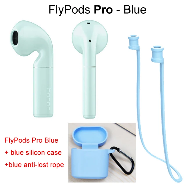 FlyPods Pro Blue B L Новинка HUAWEI honor FlyPods Pro FlyPods Lite Bluetooth Беспроводные наушники с микрофоном Музыка сенсорная Водонепроницаемая динамическая гарнитура - Цвет: FlyPods Pro Blue B L