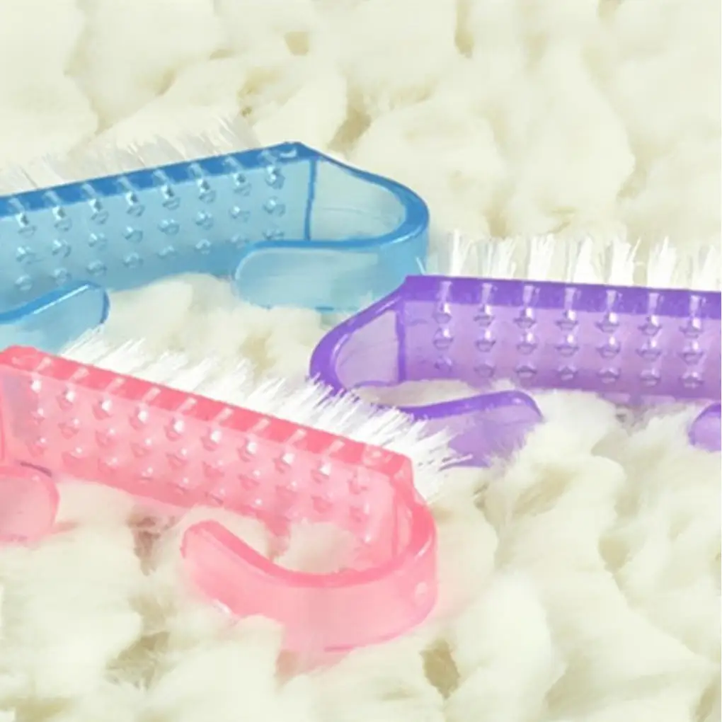 1 шт. кисточки для очистки ногтей пилка маникюра и педикюра мягкая кисточка