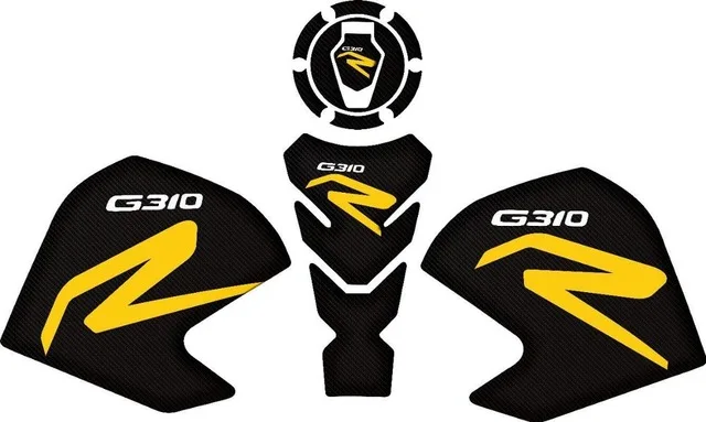

New Motorcycle Accessories Real Tank Pad Gas Fuel Sticker Moto Decal Emblem Protector FOR BMW G 310R G310R