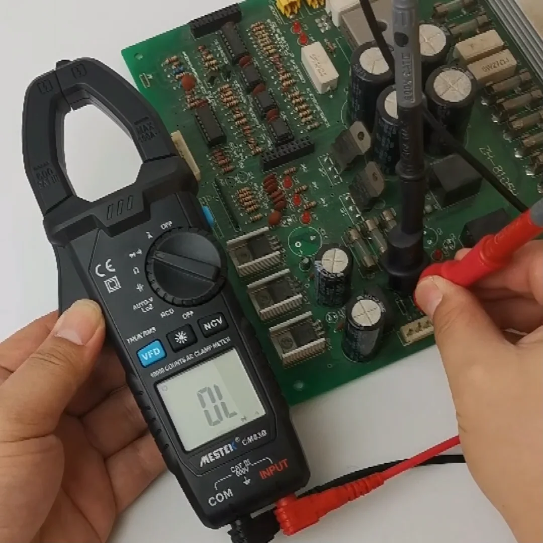 

MESTEK Digital Clamp Meter T-RMS AC Ammeter Multimeter Car repair Current Volt Temp Capacitor Ohm Hz Tester AC Clamp Meter Meter