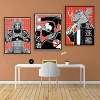 general shogun furys rage poster godzilla ninja anime print decorative canvas print poster