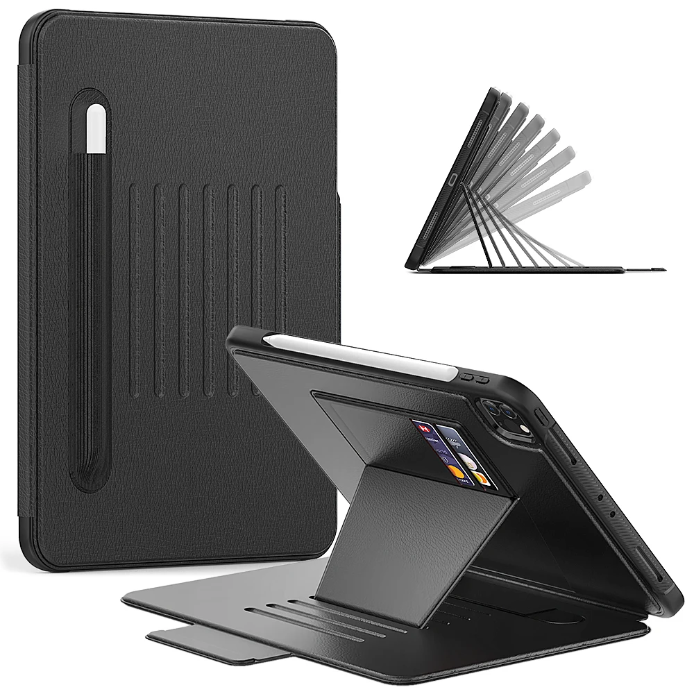 

For iPad Pro 11 2018 2020 Tablet Case Magnetic PU Leather PC Flip Shockproof Back Cover Smart for iPad 8 8th Generation 2020