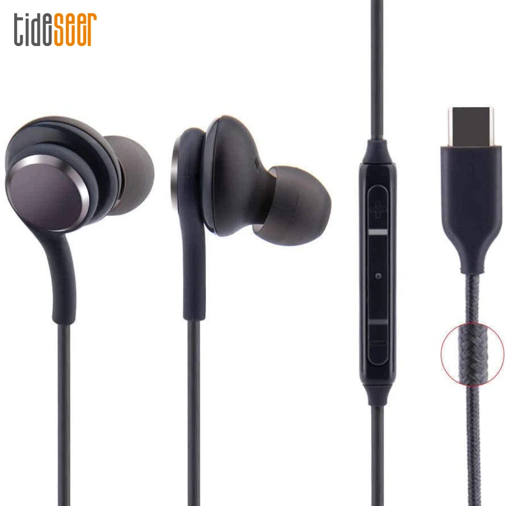 

Проводные наушники-вкладыши с микрофоном, USB Type-C