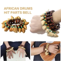 m mbat handmade nuts shell bracelet handbell for djembe african drum conga percussion accessories gift musical instrument