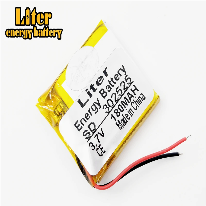 3 7 V 180mAh 302525 полимерный литий ионный/литий ионный аккумулятор для MP3 плеера