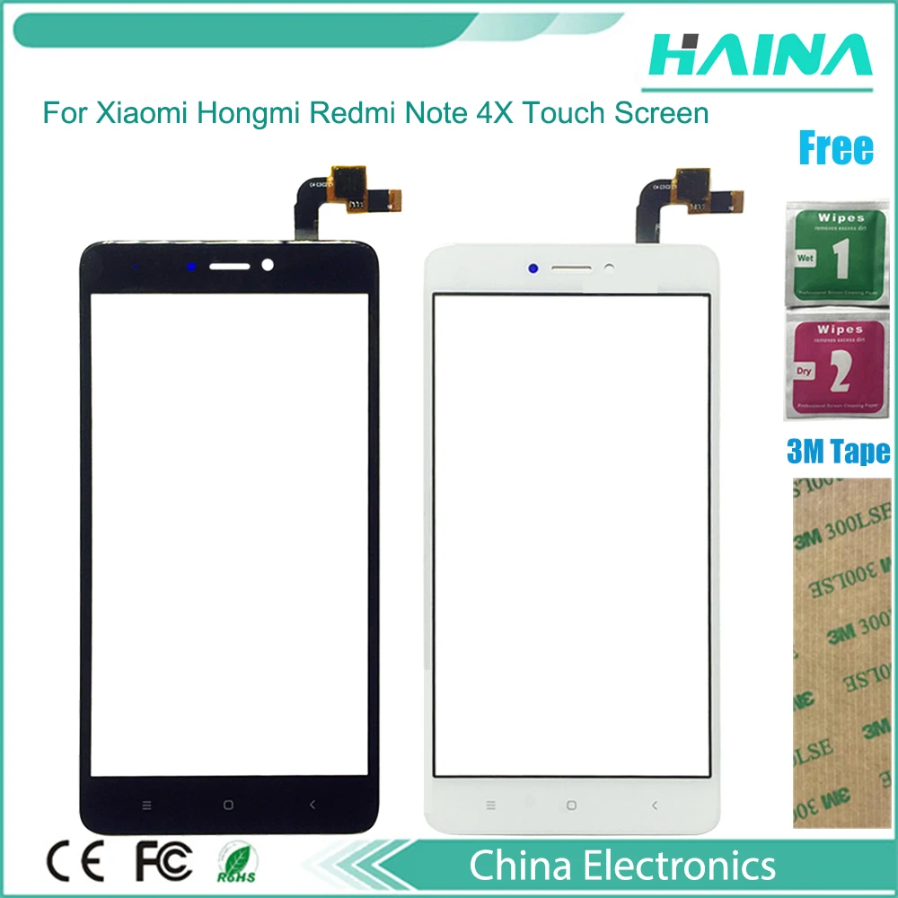 

Переднее стекло для мобильного телефона Note 4X с сенсорным экраном 5,5 дюйма и сенсором, идеальный ремонт, замена сенсорной панели, лента 3M