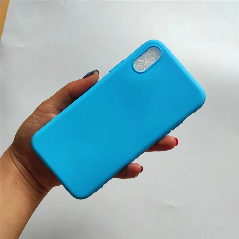 Для iphone 5 7 8 plus 6 6s силиконовый чехол ярких цветов из ТПУ 1,5 мм Ультратонкий чехол из матового силикона чехол для iphone X XR XS XSMAX Модный чехол