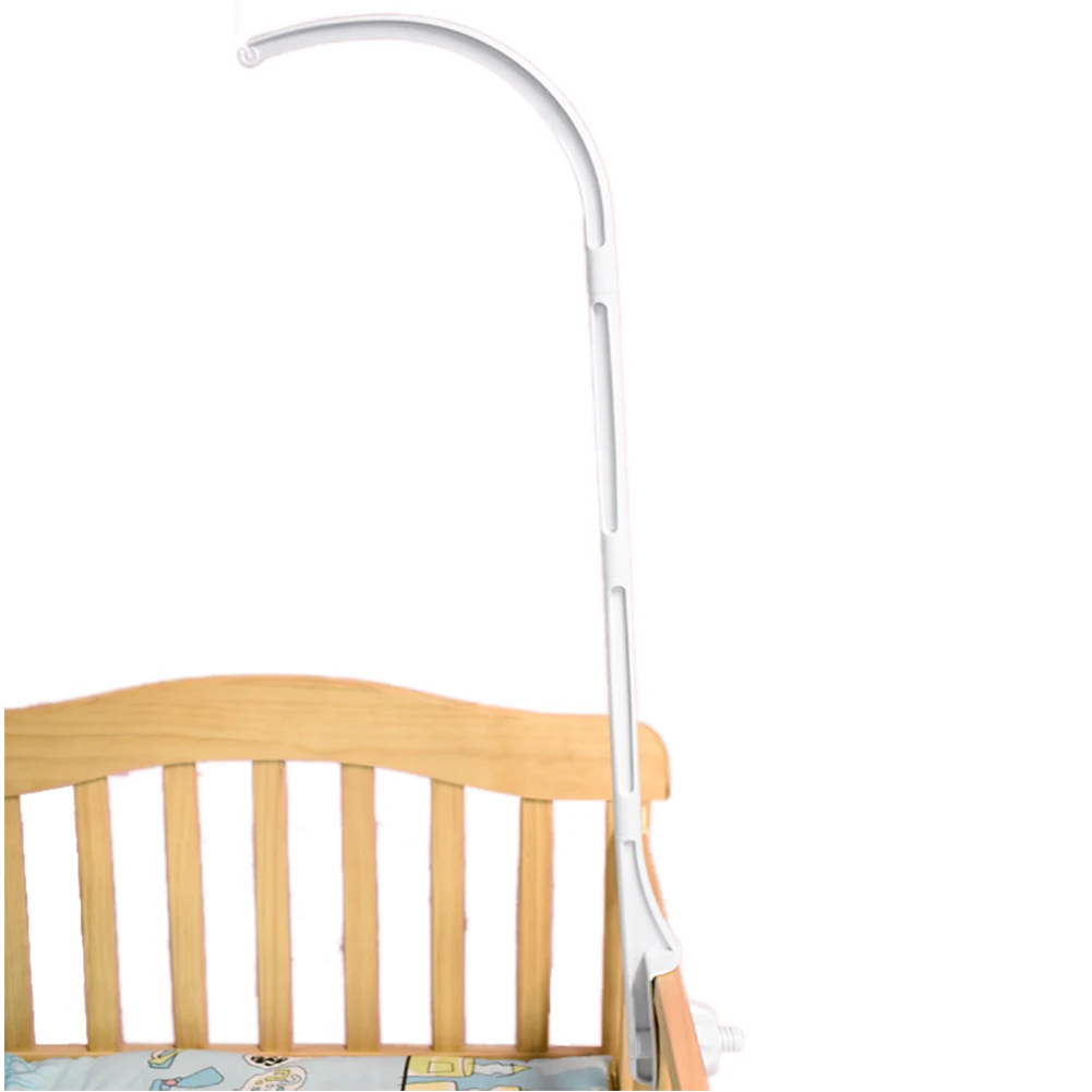 

Rotary Baby Crib Mobile Smooth Bedroom Bed Bell Holder Musical Rack Toy Decoration Funny Hanging Arm Bracket ABS Gift Clip