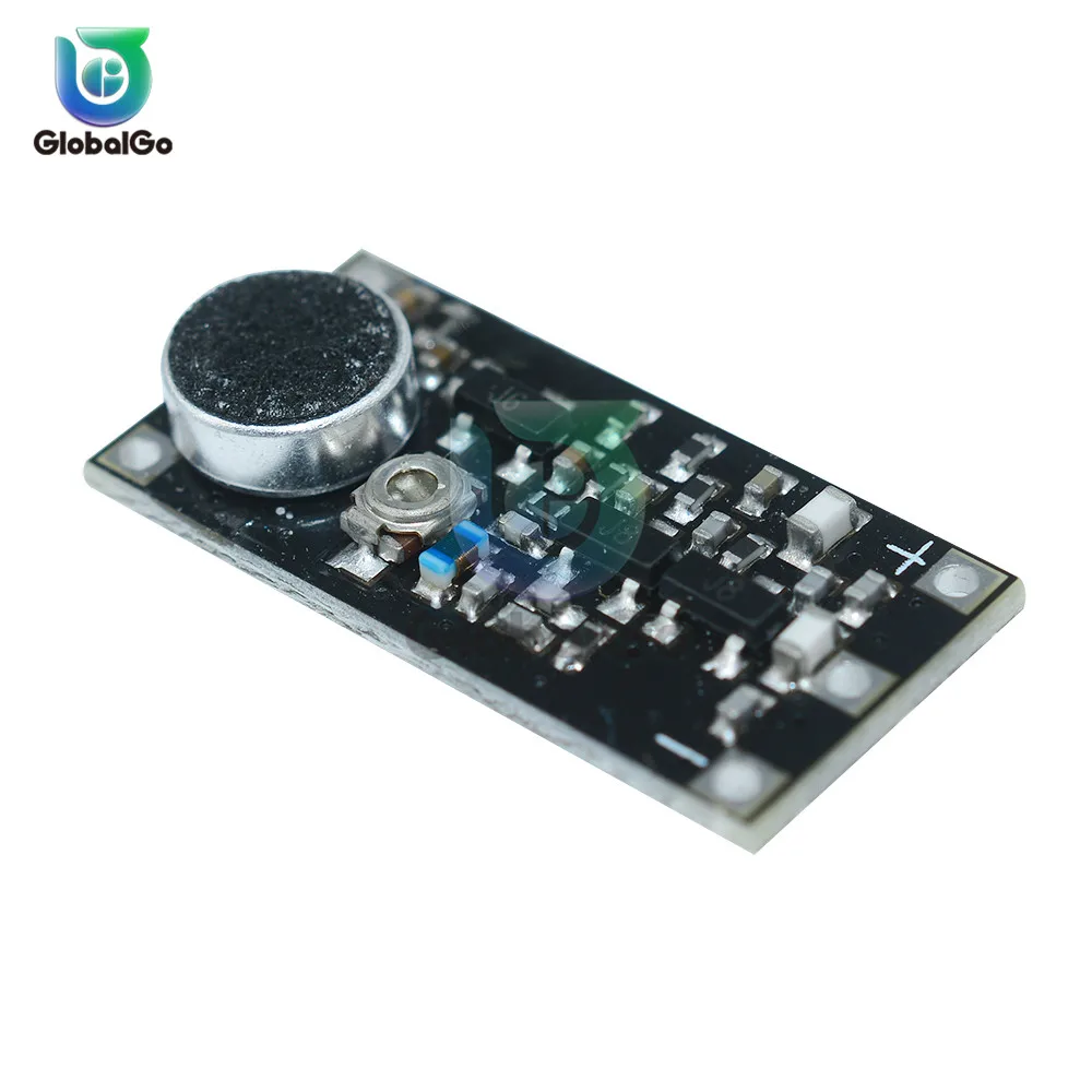 Mini FM Transmitter Wireless Microphone Surveillance Frequency Board Module For Arduino Adjustable Capacitor DC 3V 9mA 88-115MHz |