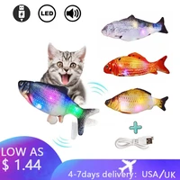 electronic electric for cat playing chewing biting simulation fish pet charging usb 30cm toys cat dropshiping supplies dog toy c