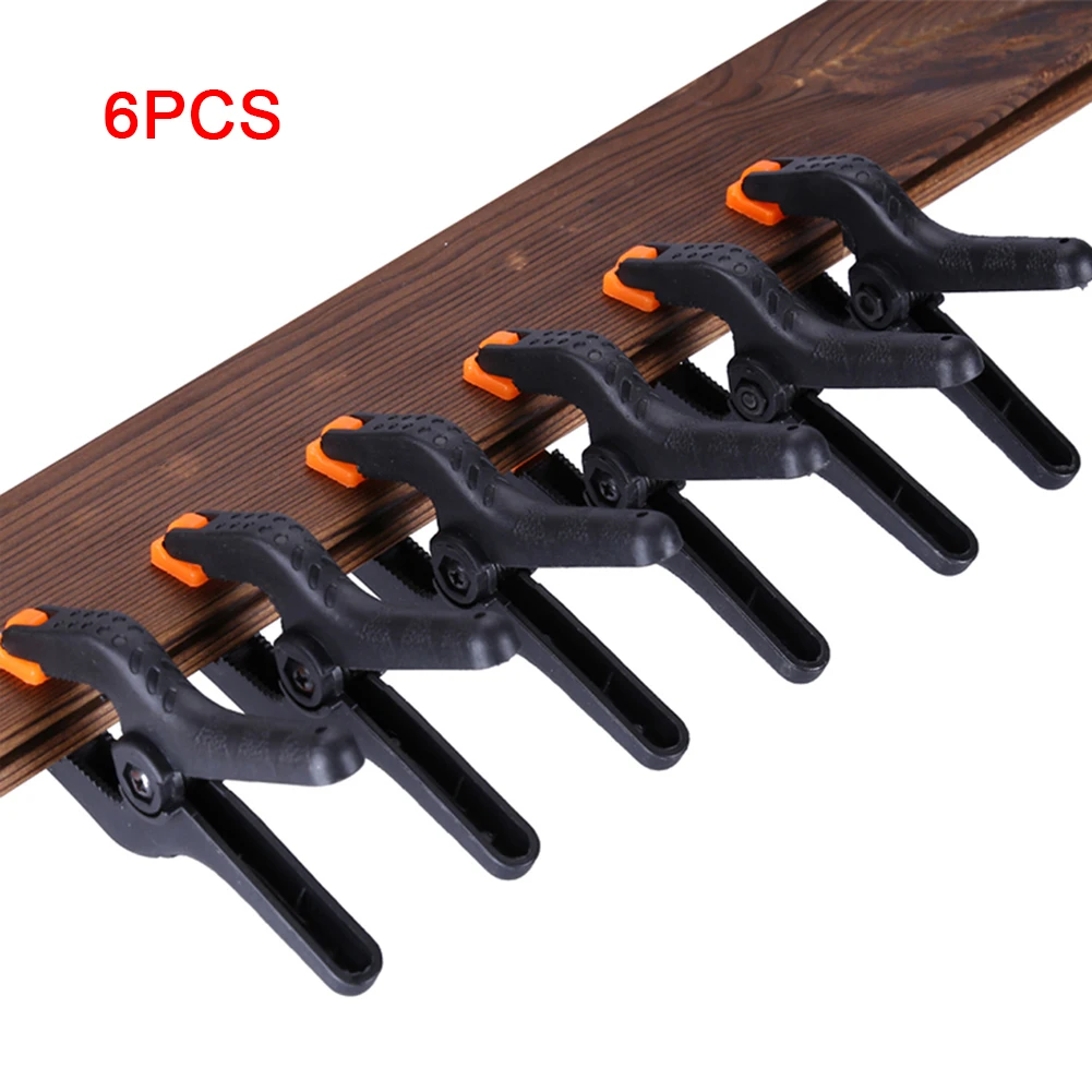 

6pcs Nylon Clamps 3inch Spring Clips Set Toggle Clamps Grips Plastic Nylon