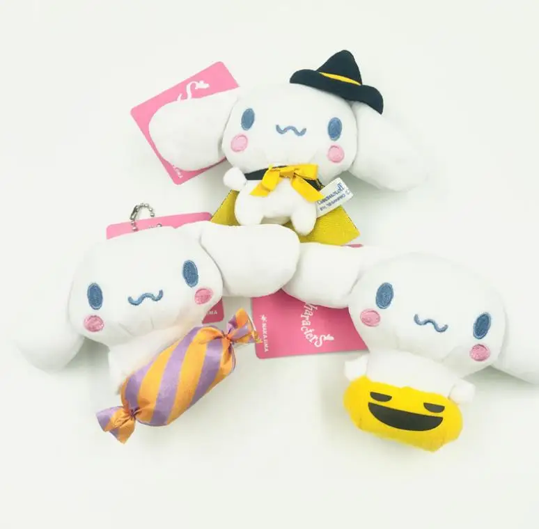 1 шт. Высокое качество Прекрасный Хэллоуин Cinnamoroll Собака Плюшевая Кукла милый мультфильм собака с большим ухом подвесные плюшевые игрушки подарок