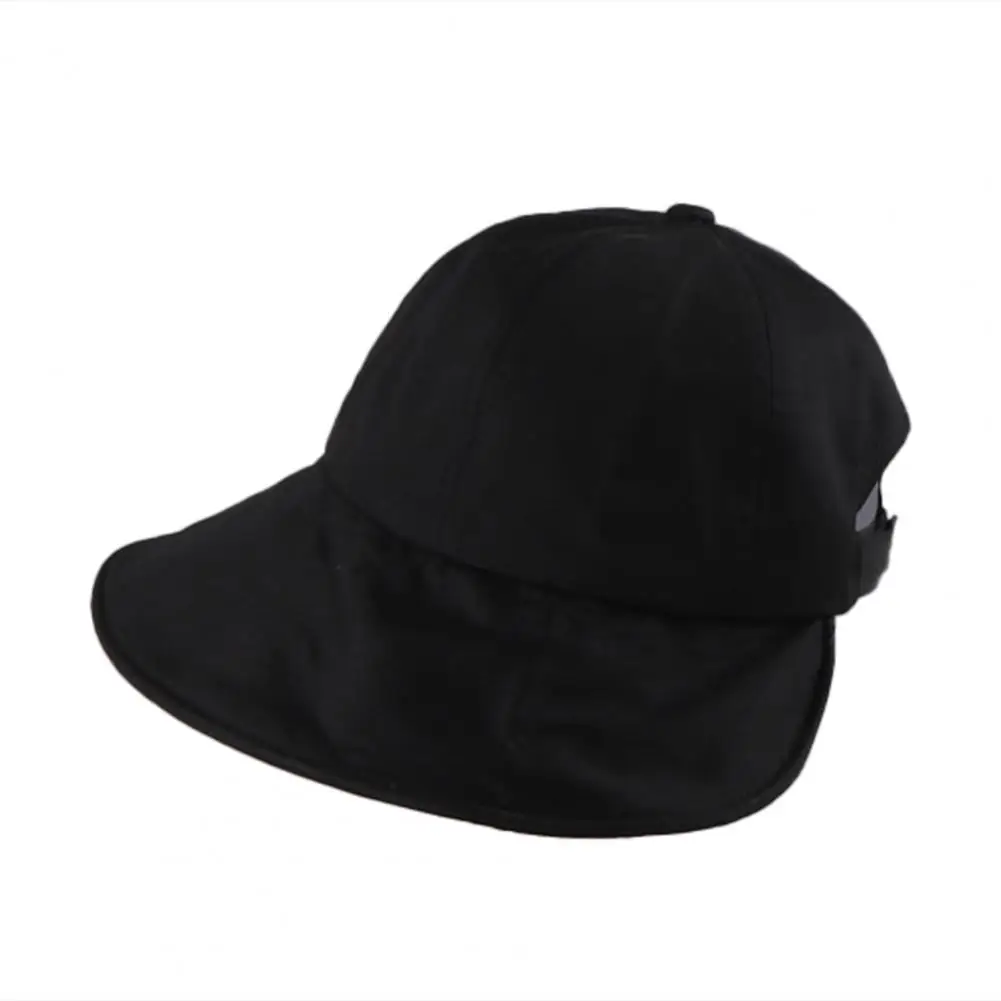 

Hat Solid Colors Foldable Women Short Back Brim Fisherman Hat for Beach Outdoor sports wear
