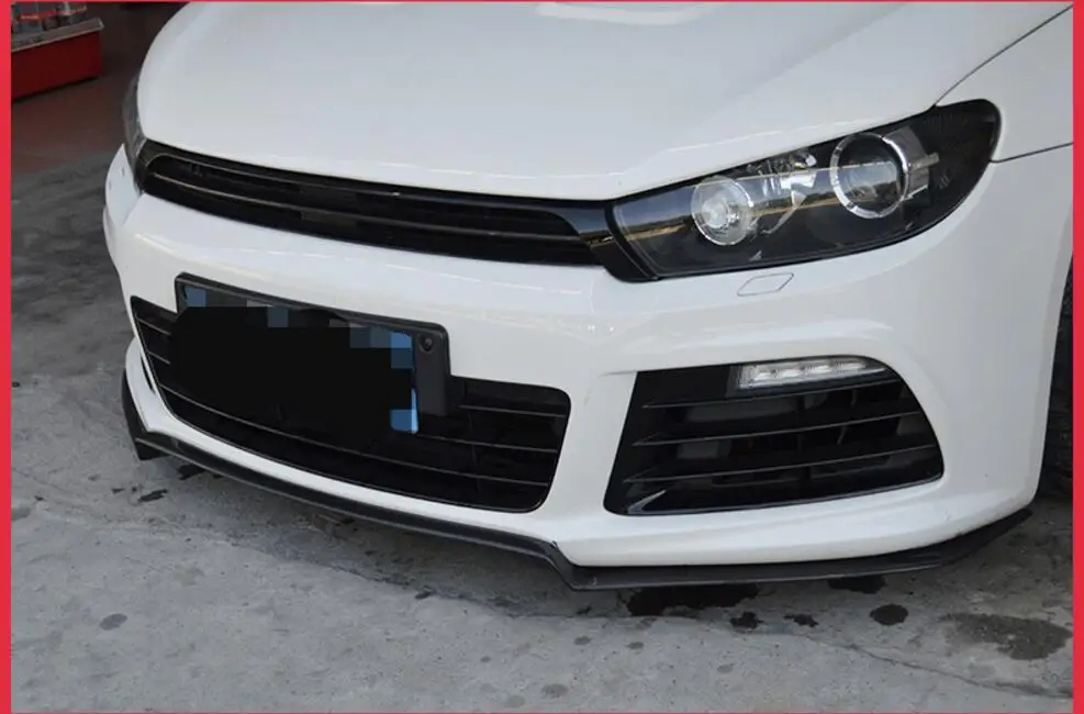 Автомобильный спойлер для переднего бампера из углеродного волокна