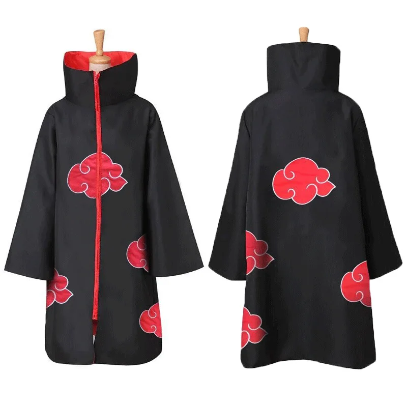 Забавный крутой костюм для косплея Учиха Тоби Обито Акацуки 5 шт. плащ Хэллоуина