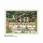 Набор для вышивания детство штампованная нить DMC Печатный 11CT 14CT шаблон рукоделие Декор рукоделие Joy Sunday Набор для вышивки крестиком