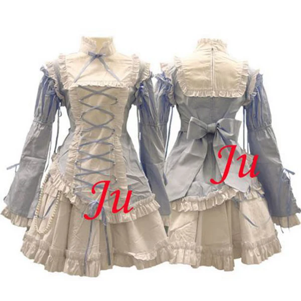 

Gothic Lolita Punk Fashion Maid Dress Cosplay Costume Tailor-made[CK186]