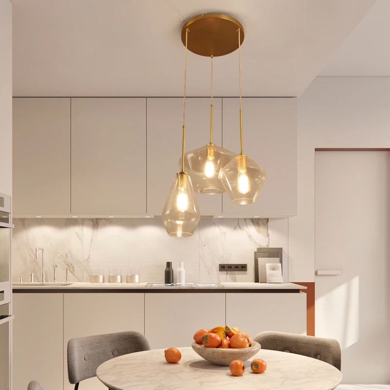 27 оптовая продажа E стеклянная лампа абажур Лофт подвесной светильник ing люстра