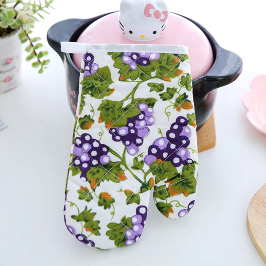 

Thick heat insulation microwave oven mitts special baking gloves creative kitchen skid resistance high temperature anti hot