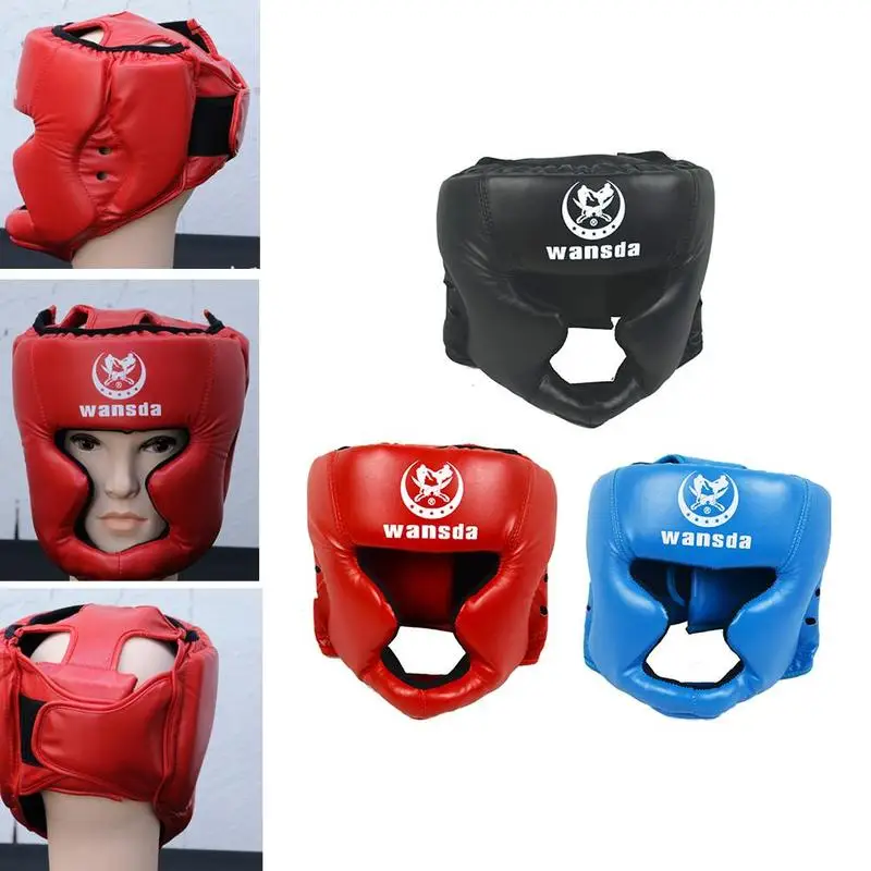 Защита для головы закрытого типа для бокса Sparringhelmet MMA Muay Thai Kickboxing Brace защита для головы боксерский шлем