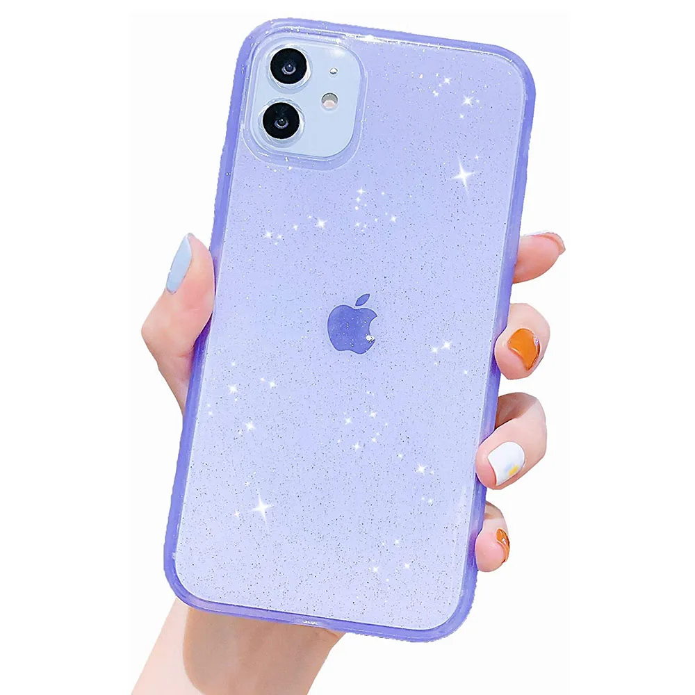 Прозрачный блестящий чехол для iPhone 11 Pro Max XS X XR 7 8 Plus 6 6S SE 2020 роскошный брендовый