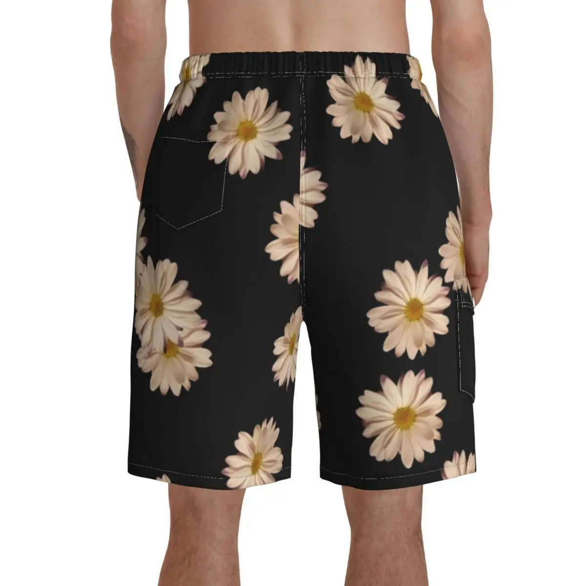 

Floral Board Shorts Polyester Swimming Trunks Beach Pattern Men Swim Trunks
