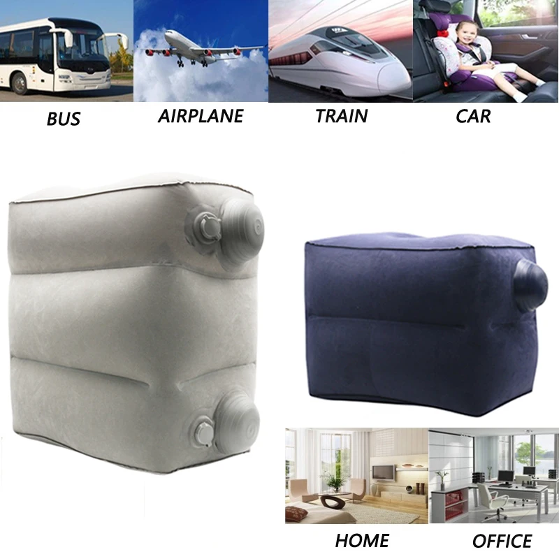 Надувная подушка для ног путешествий детей взрослых регулируемая высота