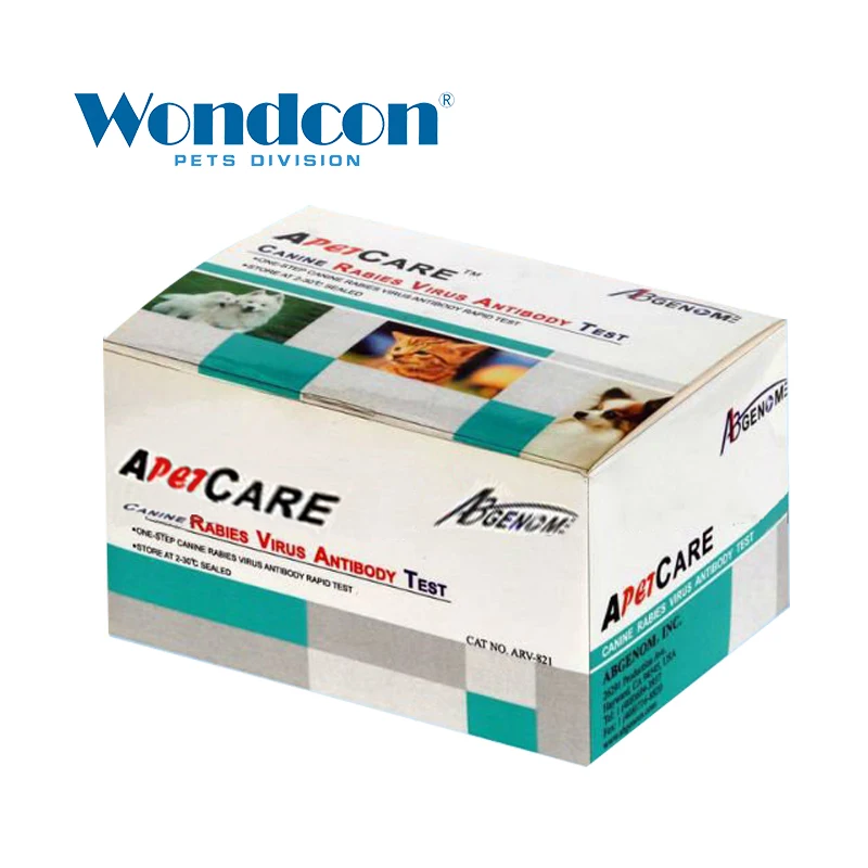Wondcon ветеринарный Canine Rabies вирус CRV быстрый тест один шаг диагностический наборы